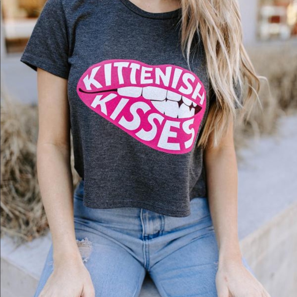 Kittenish Kisses Tee
